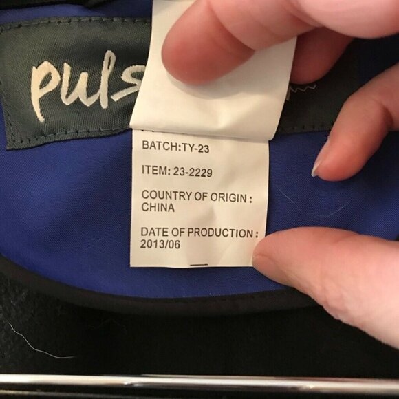 Pulse Zip Up Vest Blue Waterproof Windproof Large - Picture 7 of 8